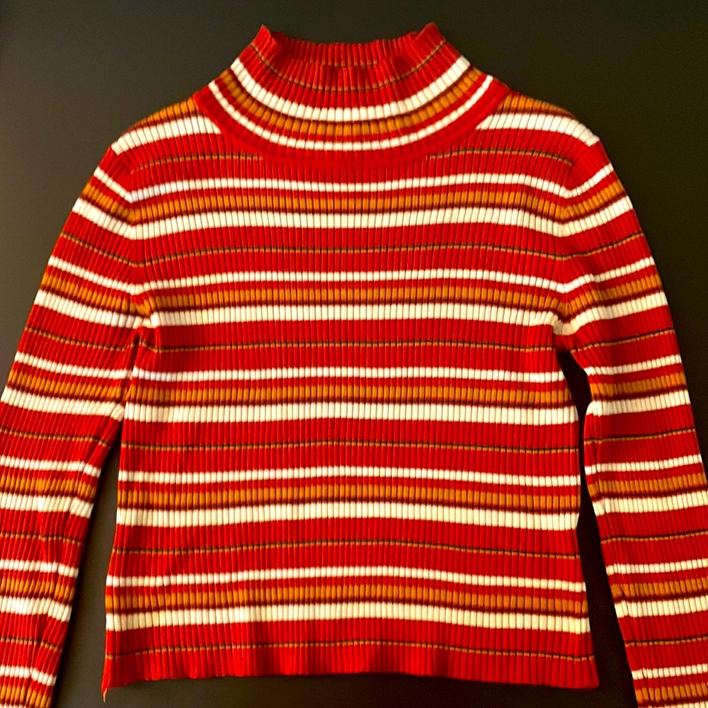 Pink Republic Crop Top Long Sleeve Sweater